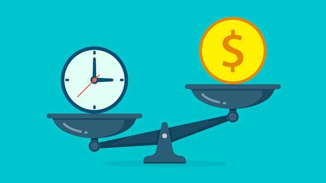 money scales clock responsible lending
