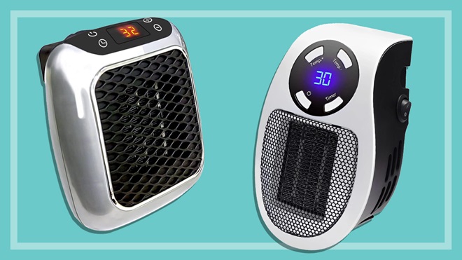 two of the mini electric heaters available in australia