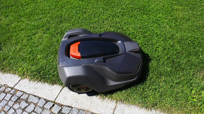 Husqvarna's New Robotic Lawn Mower Tackles Steep Hills