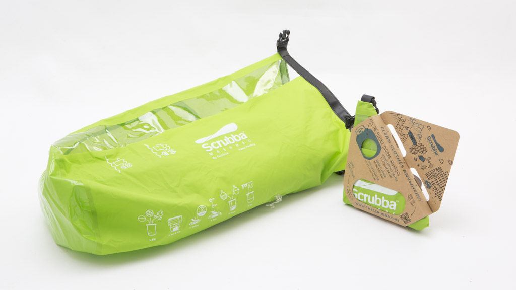 Scrubba Travel laundry bag Scrubba Washbag scrubber wash bag convenient  travel goods camping portable laundry bag (wash bag, green) (green, wash  bag) (green) 