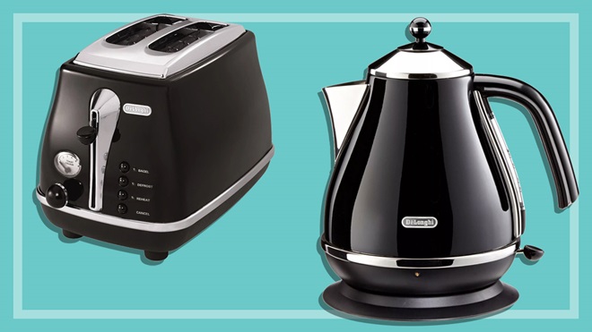 black delonghi icona kettle and toaster