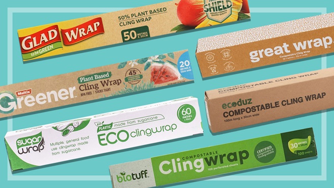 Compostic cling wrap is biodegradable, just as good as plastic