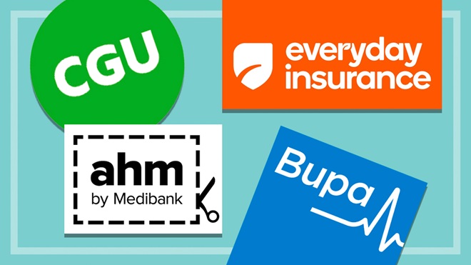 cgu ahm bupa and woolworths everyday insurance logos (1)