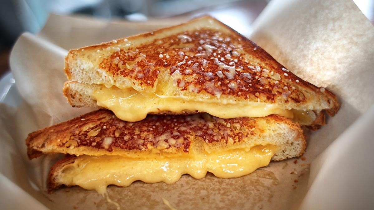 Pan-Fried Cheese Toastie