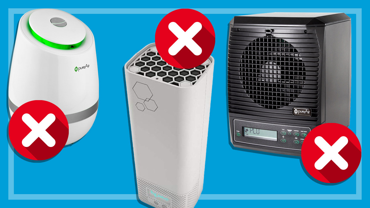 Air purifiers that rated the lowest in CHOICE lab tests