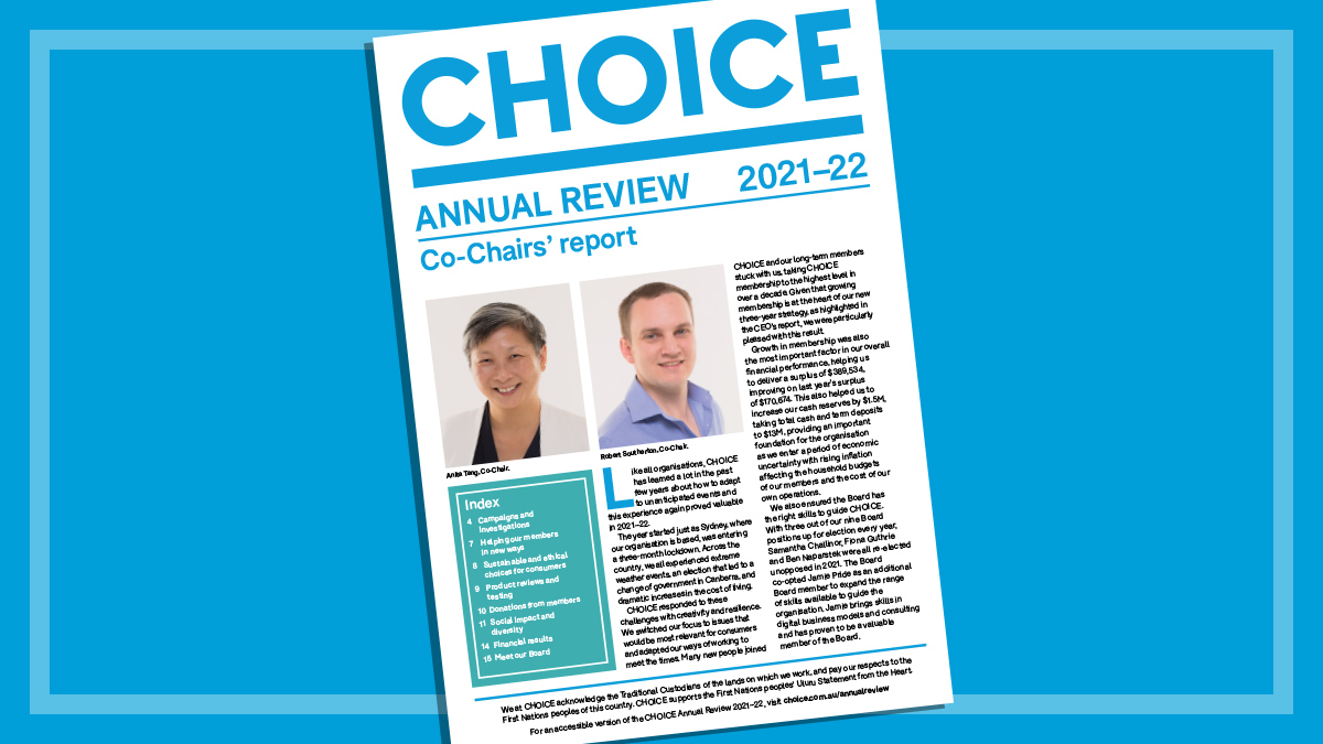 CHOICE Annual Review 202122