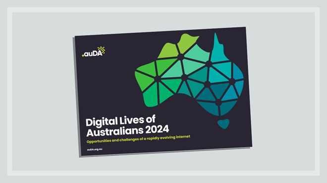 Digital Lives of Australians report cover on grey