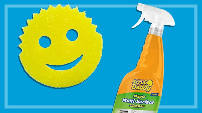 scrub_daddy_sponge_and_scrub_daddy_magic_multi-surface_cleaner_spray_bottle