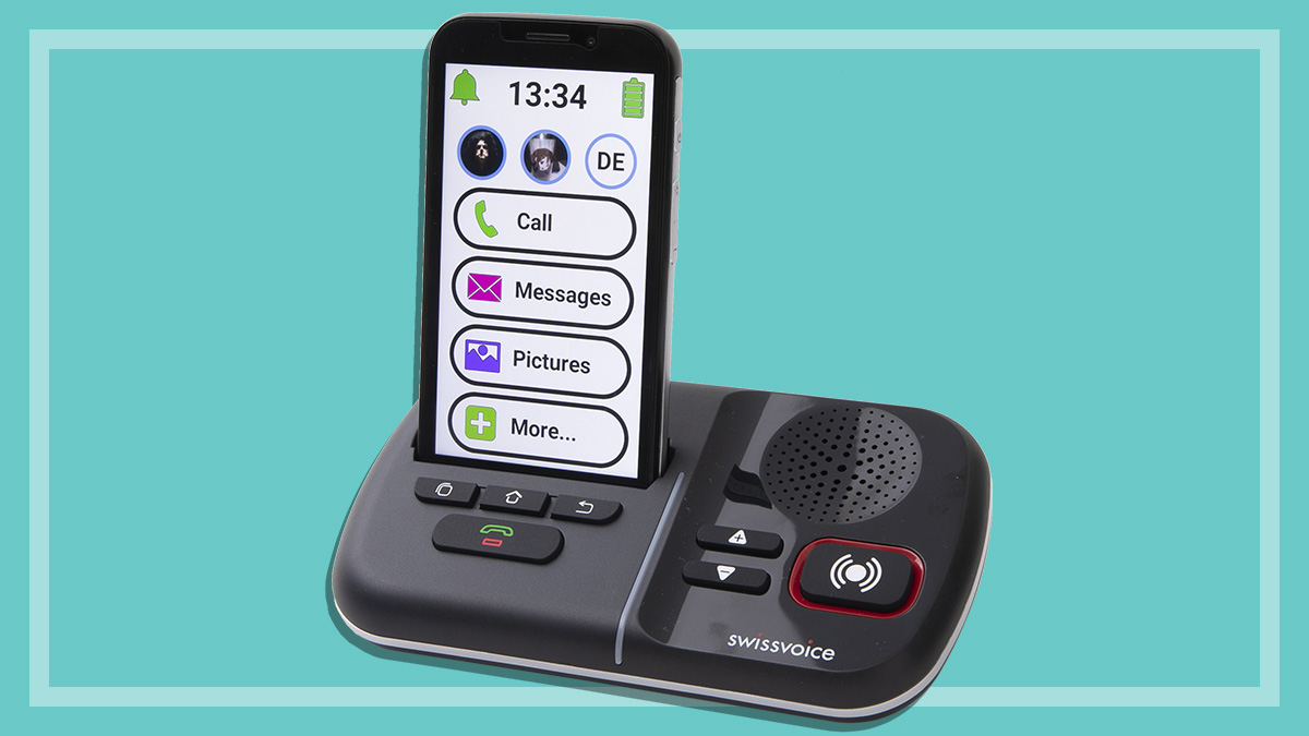 Swissvoice C50s 1GB/8GB 5´´ Dual SIM Wireless Landline Phone Black